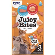 Inaba Ciao Juicy Bites Balıklı ve Istiridyeli Kedi Ödül Maması