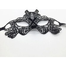 Soi Home Siyah Renk Dantel Kesim Dantel Işlemeli Balo Parti Maskesi 11 No