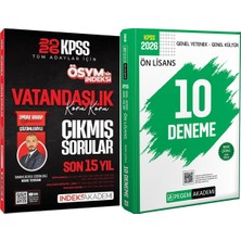 İndeks Akademi Yayıncılık 2026 Kpss Vatandaşlık Ösymnin Indeksi Çıkmış Sorular Son 10 Yıl - 2026 Kpss Ön Lisans Çözümlü 10 Deneme