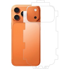 Alan Tech iPhone 17 Pro Max Alt Arka Zum Body Ekran Koruyucu - Şeffaf