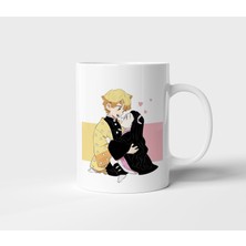 Zenitsu Nezuko Demon Slayer Anime Tasarım Kupa - Hediyelik Kupa - Baskılı Kupa