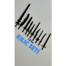 Moifugyia Lucky 13 Aksiyon Figürü Robot Oyuncak 10'lu Kılıç Aksesuar Seti