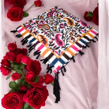 Kızca Hint İpek Eşarp Saf Pamuk