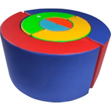 Vega Çocuk Büyük Dairesel Sünger Blok Seti - Soft Tünel Oyun Seti