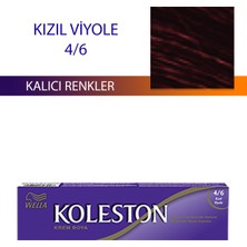 Wella Koleston Single Tüp Boya Saç Boyası Kızıl Viyole 4/6