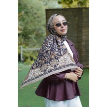 Vizon-Siyah Loryan Scarf Diamond Adel Şal