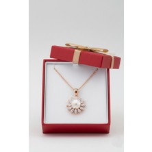 Çekirdek Jewelry 925 Ayar Gümüş Manolya Çiçekli Kolye