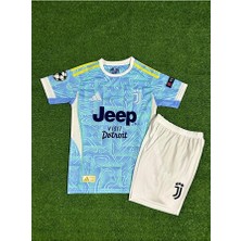 Alaturka Mix Juventus 2025/26 Yeni Sezon Kenan Yıldız Deplasman Çocuk Forması (Mavi)
