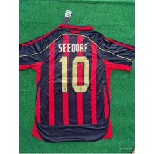 Alaturka Mix Milan Özel Tasarım Seedorf 10 Retro Forma Kırmızı/siyah