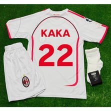 Alaturka Mix Milan 2007 Kaka Deplasman Beyaz Çocuk Forması 4 Lü Set