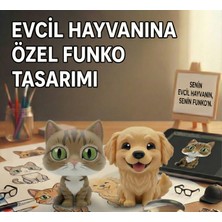 Yelkovan Studio Kişiye Özel Evcil Hayvan Funko Tasarımı - Dıy Kedi/köpek Figür Boyama Seti (Boya + Fırça) | Yelkovanstudio
