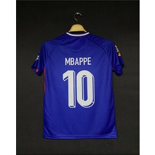 Alaturka Mix Mbappe Fransa 24/25 Yeni Sezon Futbol Forması Mavi Özel Forma Kumaşı