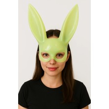 Soi Home Karanlıkta Parlayan Fosforlu Tavşan Maskesi – Glow Bunny Masquerade Maske (32X22 Cm)