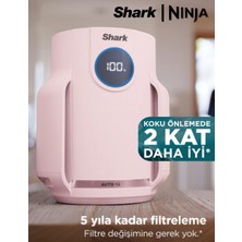 Shark 5 Yıl Uzun Ömür Filitre Anti-Alerjen Koku Giderici ve Ultra Sessiz Hepa Filtreli Kompakt Akıllı Hava Temizleyici Neverchange5 Compact Pro  Rose (Pembe)