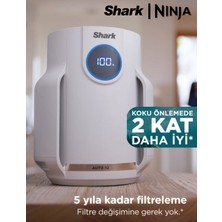 Shark 5 Yıl Uzun Ömür Filitre Küçük Odalar Için Dev Performans Anti-Odor Koku Giderici ve Ultra Sessiz Hepa Filtreli Kompakt Tasarım Akıllı Hava Temizleyici Neverchange5 Compact Pro