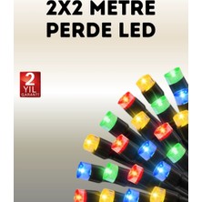 Epilons Taşınabilir Pil Ile Çalışan LED Işık – 2x2 Metre Perde Modeli