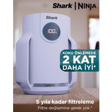 Shark  5 Yıl Uzun Ömür Filitre Anti-Alerjen Koku Giderici ve Ultra Sessiz Hepa Filtreli Kompakt Akıllı Hava Temizleyici Neverchange5 Compact Pro Lavender (Mor)