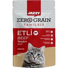 Jazzy Kedi Maması Etli 80 gr