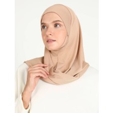 Ecardin Çeneli Gözenekli Kumaş Scarfs Hijab