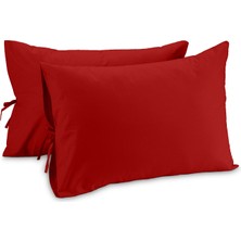 Sabia Soft Touch %100 Pamuk 50X70 cm Bağcıklı Yastık Kılıfı Seti