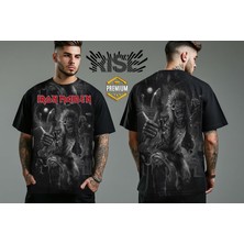 Iron Maiden Nakışlı Büyük Baskılı Tişört M