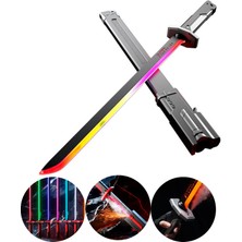Giffy Oyuncak +14 Yaş Kıvılcım Efektli Buharlı Rgb 80 cm Kılıç Şarjlı Ses Efektli 8 Farklı Değişen Işık