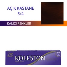 Wella Koleston Single Tüp Boya Saç Boyası Açık Kestane 5/4