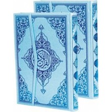 Kur'an-I Kerim Bilgisayar Hatlı - Mavi Cilt (Orta Boy, Kod: M19)