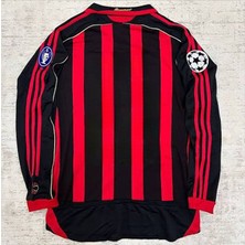 Alaturka Mix Ac Mılan 2006/07 Uzun Kol Kırmızı [ Isimsiz ] Yetişkin Forması