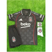 Alaturka Mix Beşiktâş' 2026 Tammy Abraham Yeni Sezon Alternatif Yakalı Siyah Çocuk Forması 4'lü Set