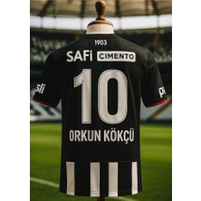 Alaturka Mix Beşiktâş 2025/26 Orkun Kökçü #10# Iç Saha Siyah Yeni Sezon Yetişkin Forması