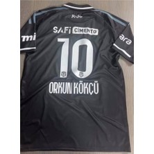 Alaturka Mix Beşiktâş' 2026 Orkun Kökçü 10 Yeni Sezon Alternatif Yakalı Siyah Yetişkin Forması