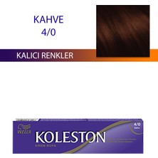 Wella Koleston Kahve 4/0 Kalıcı Tüp Saç Boyası 60 ml Canlı Renkler ve Parlaklık
