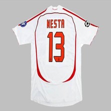 Alaturka Mix Ac Mılan 2006/07 Beyaz Kısa Kol [ Nesta ] Yetişkin Forması