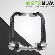 Motonum Kuba Az 50 Manet Koruma Karbon Desenli-Gri DETAYLI-MKM02663