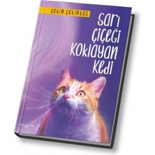 Sarı Çiçeği Koklayan Kedi