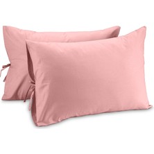 Sabia Soft Touch %100 Pamuk 50X70 cm Bağcıklı Yastık Kılıfı Seti