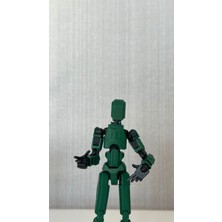 Moifugyia Lucky 13 Aksiyon Figürü Robot Oyuncak 13CM Yeşil Siyah