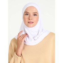 Ecardin Çeneli Gözenekli Kumaş Scarfs Hijab