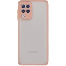 Evolvera Samsung Galaxy A22 Kılıf Montreal Silikon Kapak - Pembe