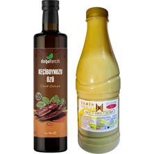 Doğaltercih Tahin Pekmez Set - Keçiboynuzu Özü 700 gr & Tahin 1000 gr