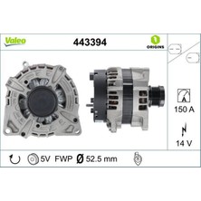 Valeo 443394 - Alternator 14V 150A Mercedes W176 W246 C117 X156
