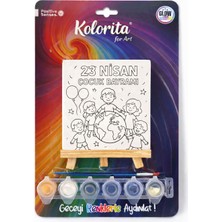 Kolorita For Art Gece Parlayan Boyanabilir Sanat Seti | 3 Boya + Glow Karışım Seti