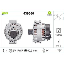 Valeo 439560 - Alternator 14V 180A Bmw E60 E61 E87 E90 E91 E92 E63 E64 E65 E66 G32