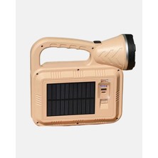 Belle Fusion Bfs Alev Efektli Solar Lamba Cob Işıklı Taşınabilir Bahçe Kamp Aydınlatma