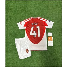 Alaturka Mix Arsenal 2025-26 Yeni Sezon Declan Rice Iç Saha Çocuk Forması 4lü Set