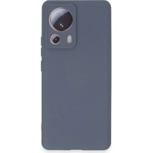 Evolvera Xiaomi Mi 13 Lite Kılıf Nano Içi Kadife Silikon - Gri