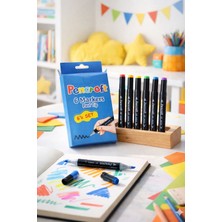 Syn Aksesuar 6 Renk Çift Uçlu Keçeli Kalem Boyama Seti – Canlı Renkler, Çocuklar Için Sanat Kalemi