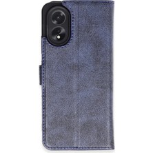 Evolvera Oppo A38 Kılıf Trend S Plus Kapaklı Kılıf - Lacivert