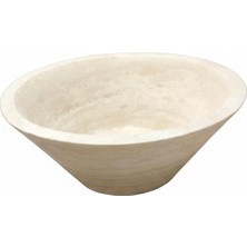 ANTALYA TAŞ MARKET Doğal Traverten Mermer Lavabo – Banyo & Mutfak Için Taş Evye – Modern Tasarım